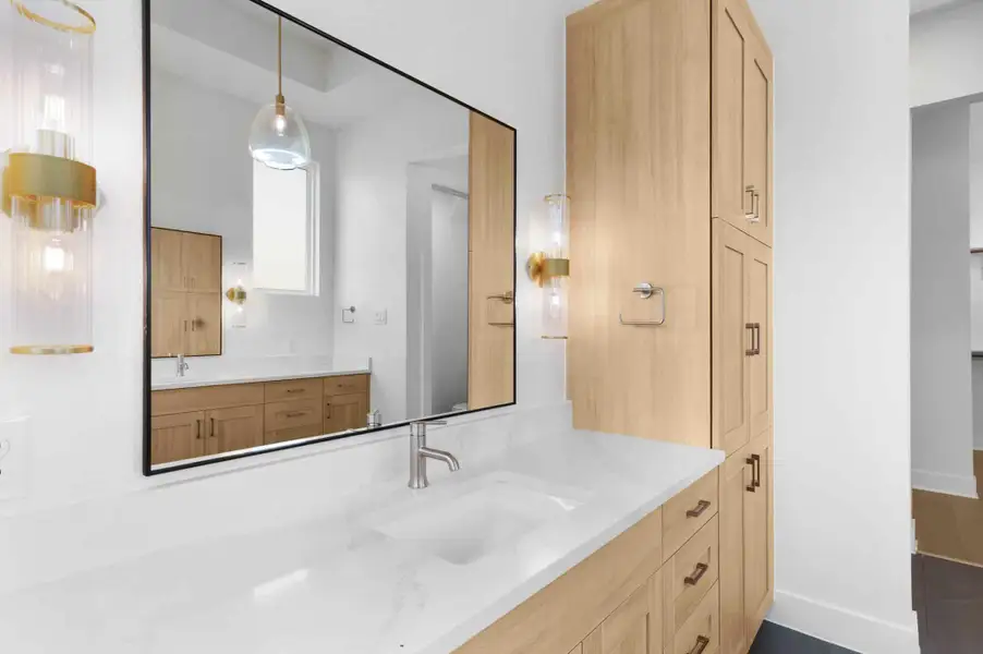 Furnished interior in a model home at Feathergrass in Florence (Image 5).