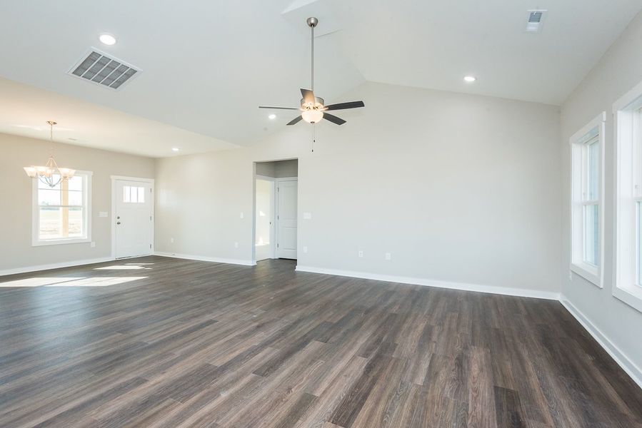 Representative unfurnished interior of a home built from the Jackson by Foundation Home Builders LLC in Northwyck Drive, Pikeville (Image 20).