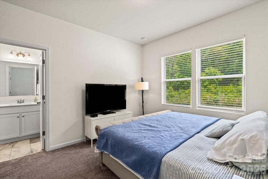 Furnished interior view inside a new home in Sanders Ridge, Troutman (Image 36).