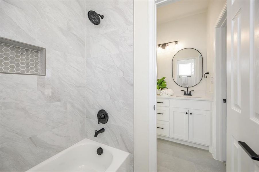 Furnished interior view inside a new home in , Farmersville (Image 14).