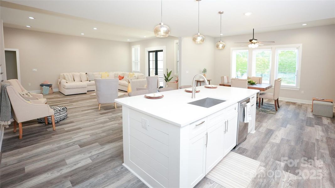 Furnished interior view inside a new home in , Charlotte (Image 11).