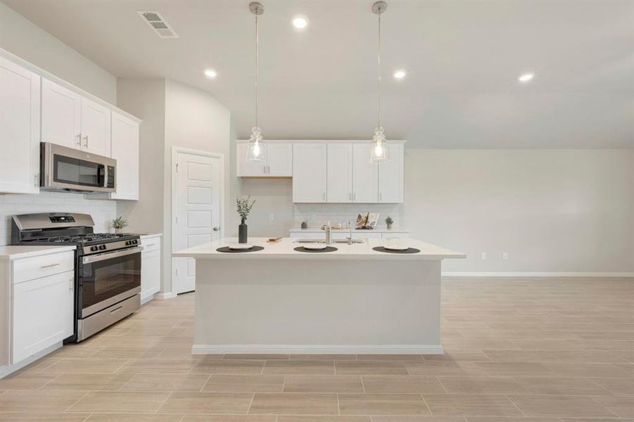 Furnished interior view inside a new home in Tarrytown, Crowley (Image 7). Furnished interior view inside a new home in Tarrytown, Crowley (Image 7).