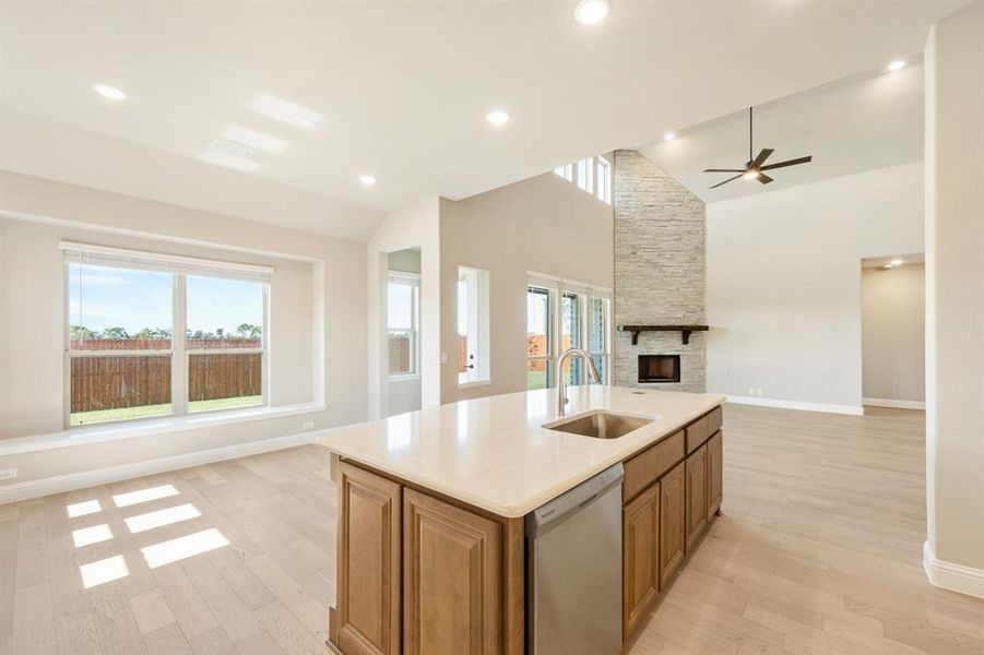 Furnished interior view inside a new home in Timberbrook 3B-4A, Justin (Image 14). Furnished interior view inside a new home in Timberbrook 3B-4A, Justin (Image 14).