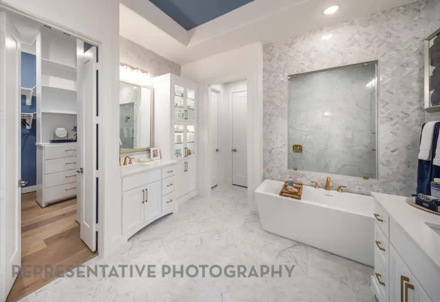 Furnished interior view inside a new home in Parkside On The River: 70ft. lots, Georgetown (Image 3).