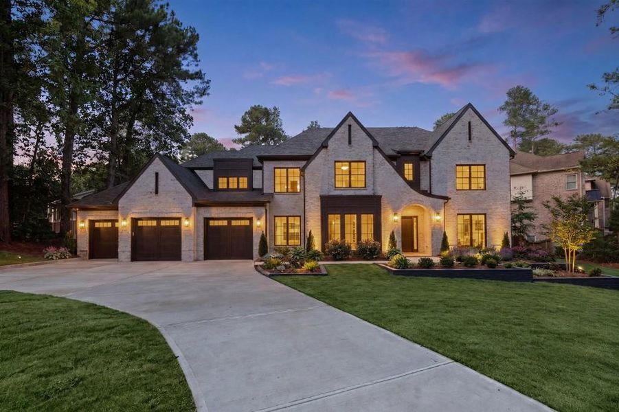 Front exterior of a new home in , Marietta, GA, highlighting curb appeal (Image 1). Front exterior of a new home in , Marietta, GA, highlighting curb appeal (Image 1).