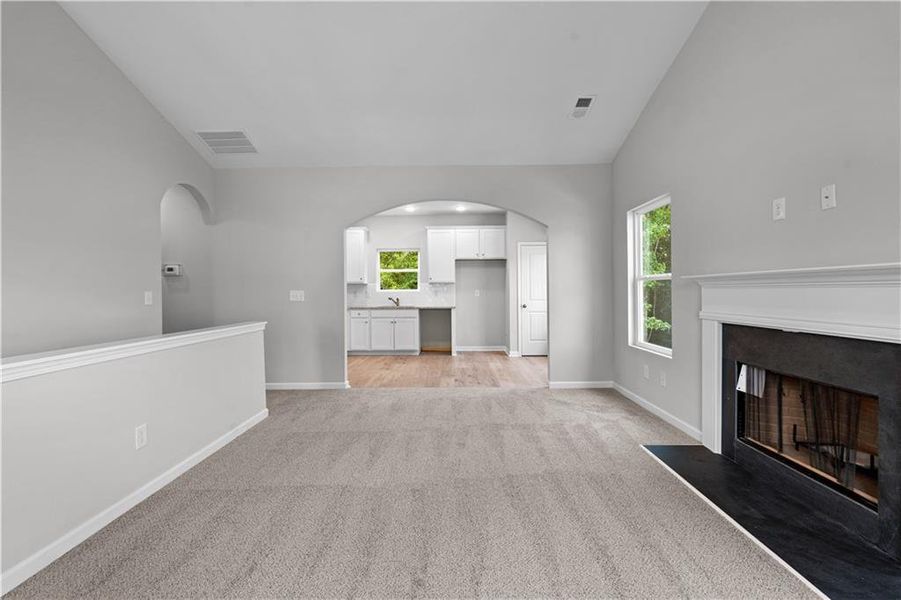 Spacious, unfurnished interior of a new home in , Villa Rica (Image 35). Spacious, unfurnished interior of a new home in , Villa Rica (Image 35).