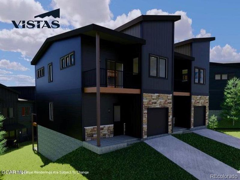 Front exterior of a new home in , Tabernash, CO, highlighting curb appeal (Image 2).
