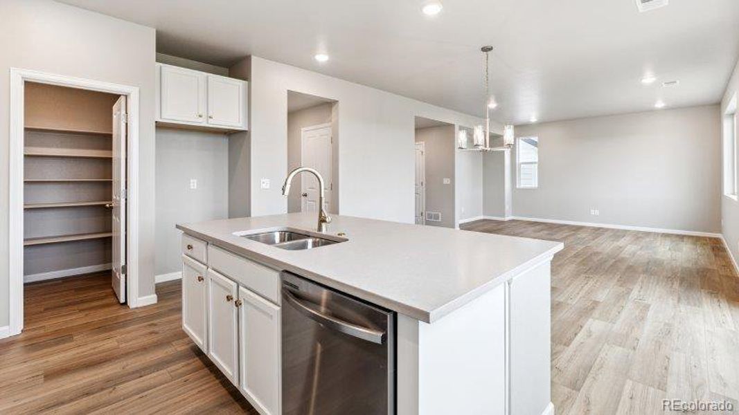 Furnished interior view inside a new home in Highlands Preserve, Mead (Image 5).