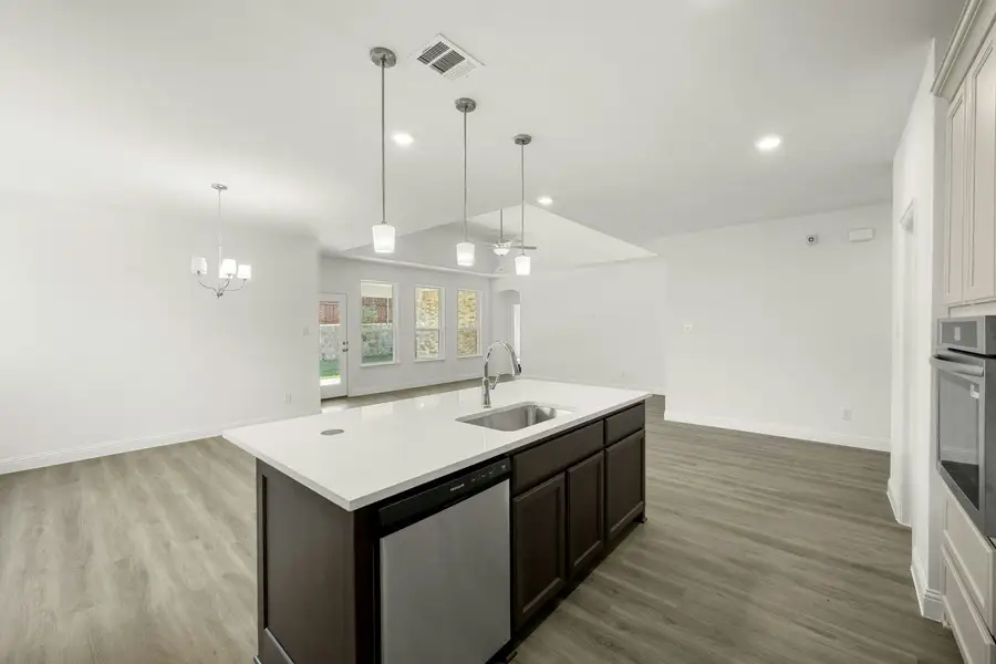 Furnished interior view inside a new home in Westside Preserve - 70ft. lots, Midlothian (Image 8). Furnished interior view inside a new home in Westside Preserve - 70ft. lots, Midlothian (Image 8).