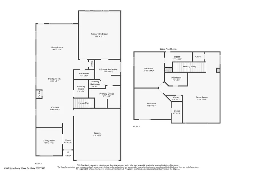 Floorplan 1st and 2nd floor