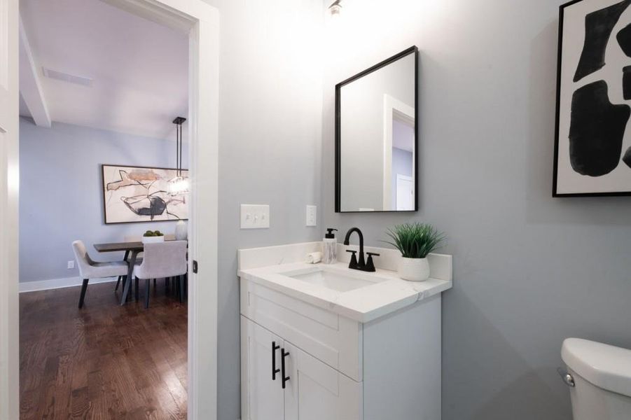 Furnished interior view inside a new home in , Fairburn (Image 35).