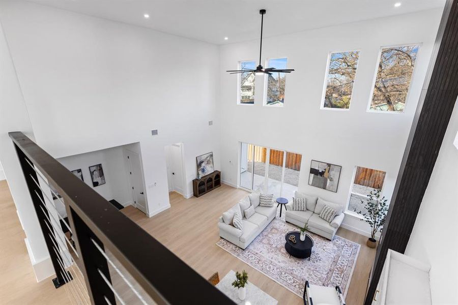 Furnished interior view inside a new home in , Dallas (Image 5).