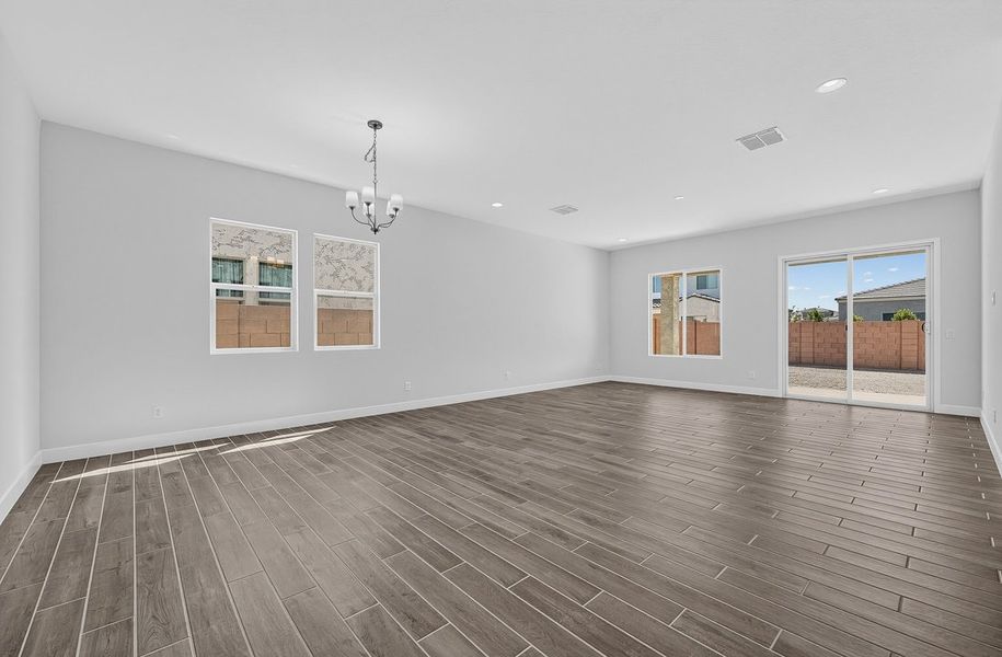 Spacious, unfurnished interior of a new home in Combs Ranch, San Tan Valley (Image 13).