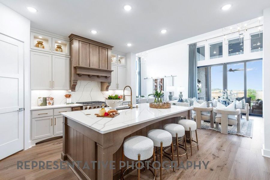 Furnished interior view inside a new home in Cross Creek West, Fulshear (Image 11).