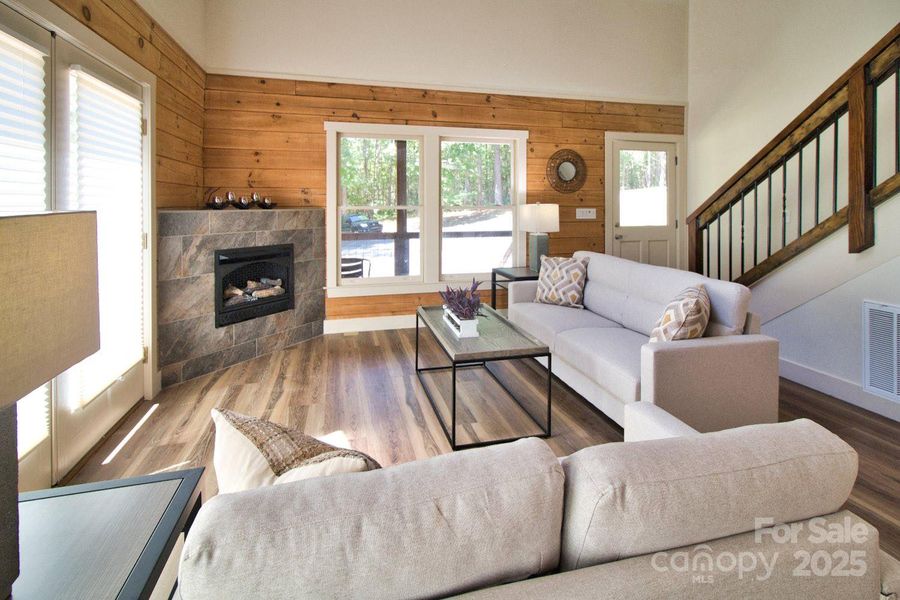 Furnished interior view inside a new home in , Union Mills (Image 4).