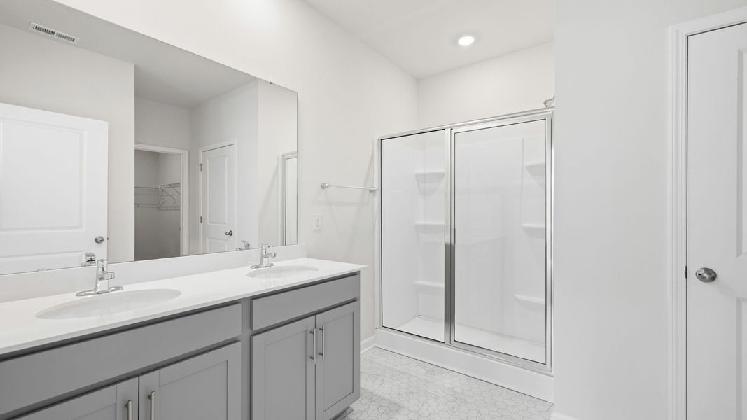 Furnished interior view inside a new home in Valleywood Farms, Waynesville (Image 12).