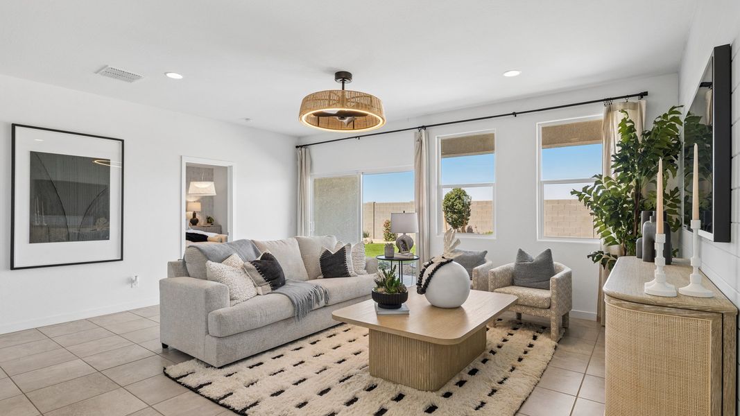 Furnished interior view inside a new home in Western Crossing, Florence (Image 10).