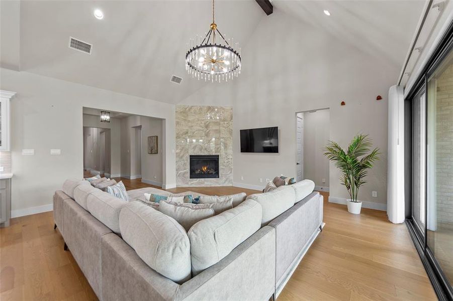 Furnished interior view inside a new home in , Frisco (Image 7).