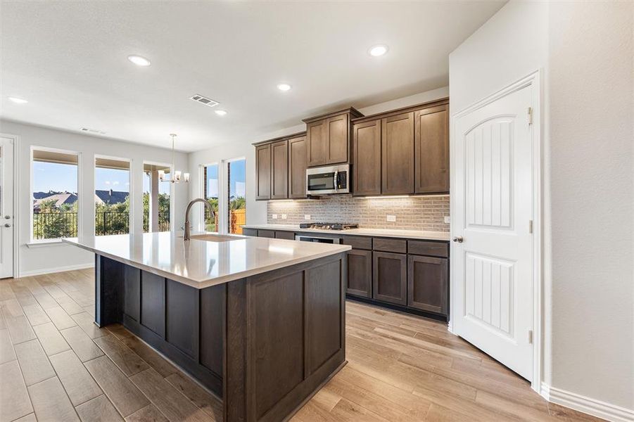 Furnished interior view inside a new home in Morningstar, Aledo (Image 4).