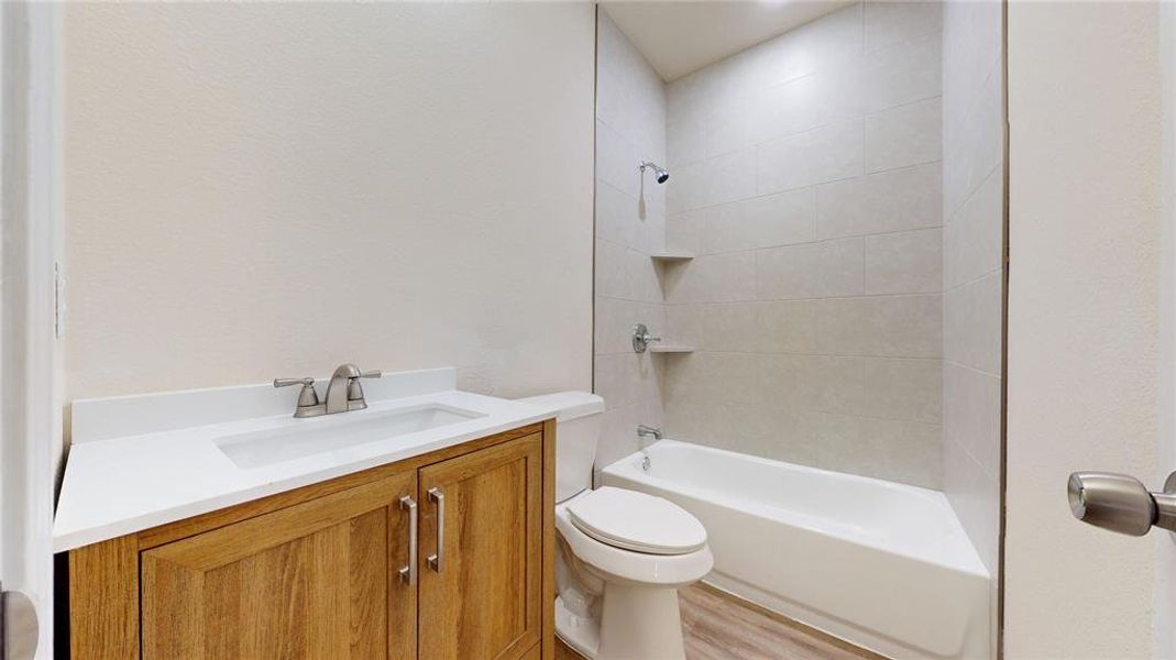 Furnished interior view inside a new home in , Justin (Image 7).