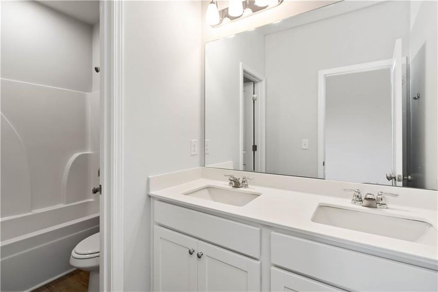 Furnished interior view inside a new home in , Atlanta (Image 4).