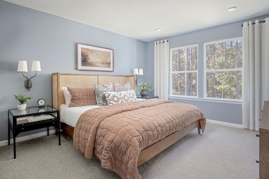 Representative furnished interior of a home built from the 1566 Modeled by KB Home in Brooks Mill - Reserve Series, Durham (Image 7). Representative furnished interior of a home built from the 1566 Modeled by KB Home in Brooks Mill - Reserve Series, Durham (Image 7).