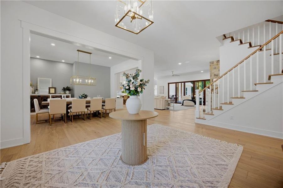 Furnished interior view inside a new home in , Sugar Hill (Image 9).