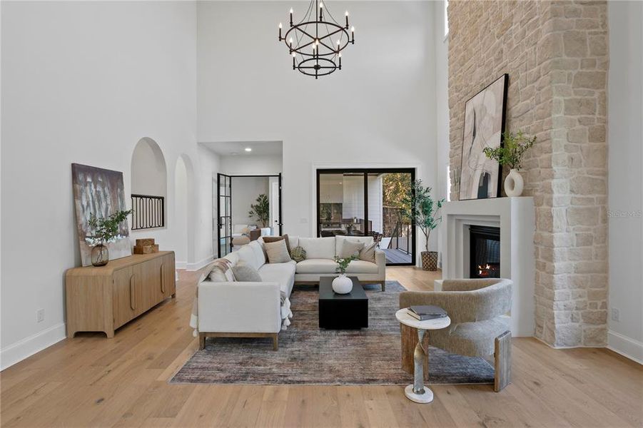 Furnished interior view inside a new home in , Tampa (Image 35).