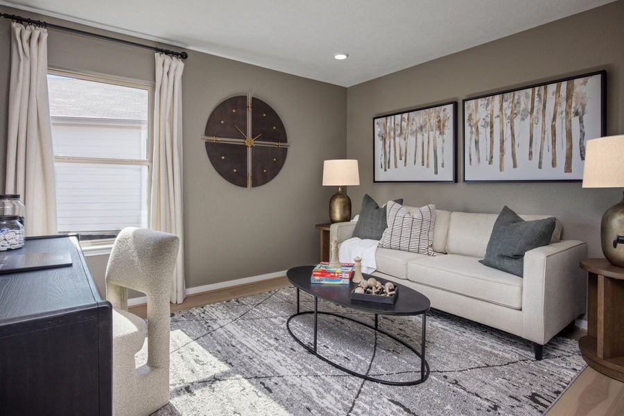 Representative furnished interior of a home built from the 2382 by KB Home in Saddlebrook Preserve, Beasley (Image 10).