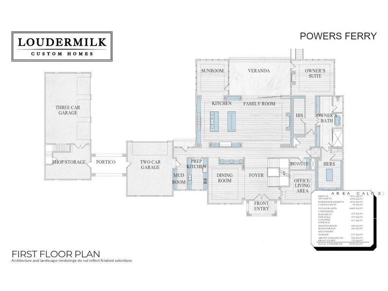 2D floor plan layout of this home in , Sandy Springs, GA (Image 8).
