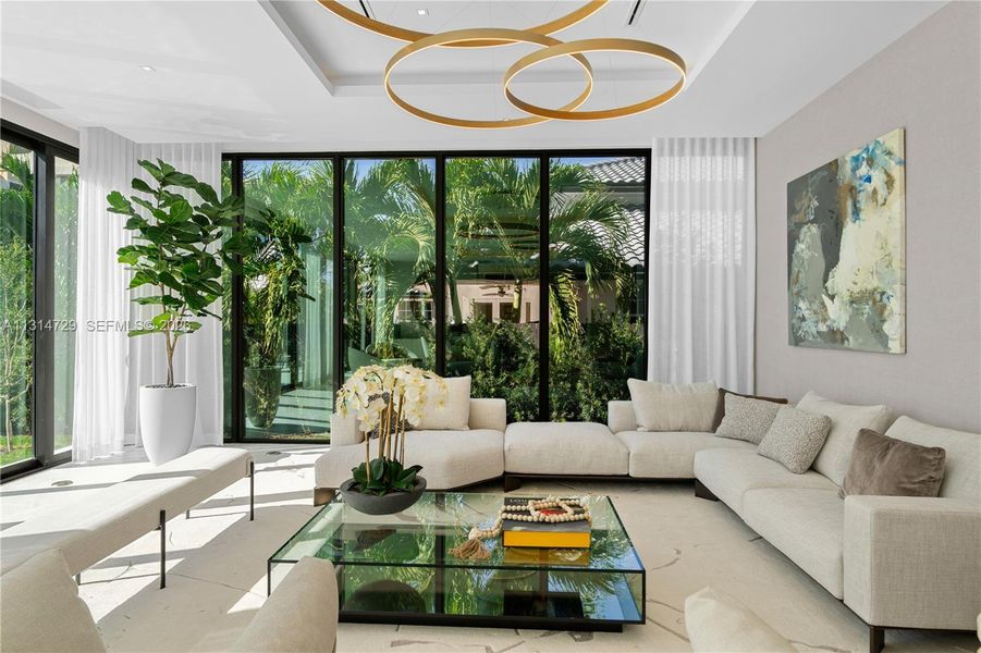 Furnished interior view inside a new home in , North Miami Beach (Image 49).