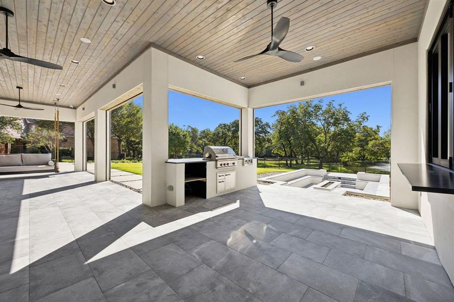 Exterior details and patio area of a home in , Westlake (Image 30). Exterior details and patio area of a home in , Westlake (Image 30).