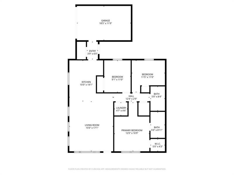 View of floor plan / room layout