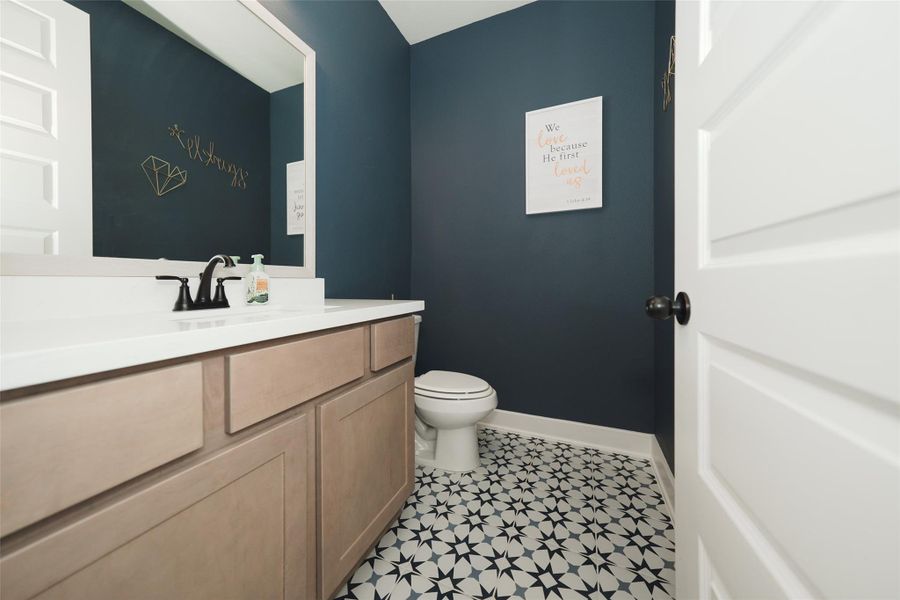 Furnished interior view inside a new home in Elyson, Katy (Image 28).