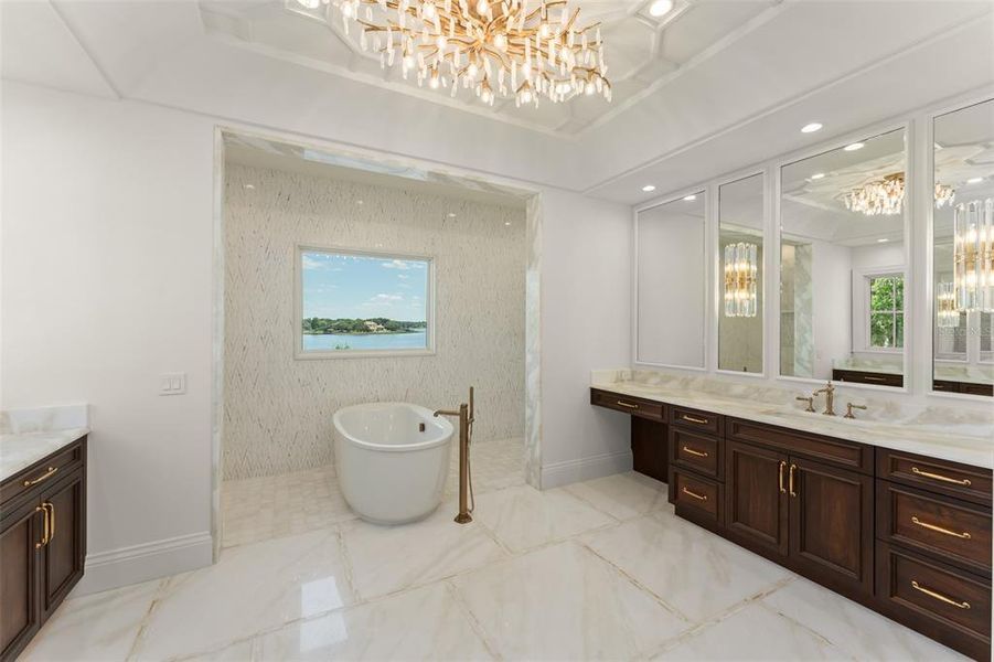Furnished interior view inside a new home in , Windermere (Image 36).