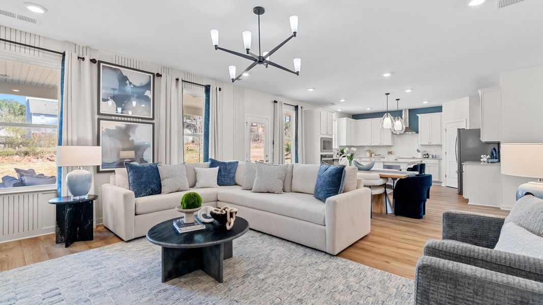 Furnished interior view inside a new home in Bowers Farm, McDonough (Image 19).