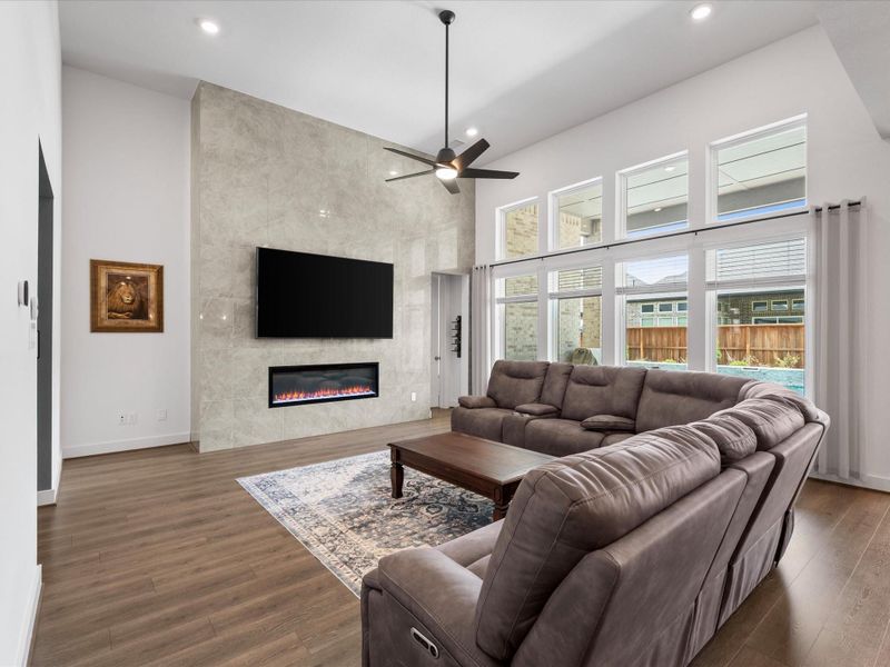 Furnished interior view inside a new home in , Spring (Image 31).