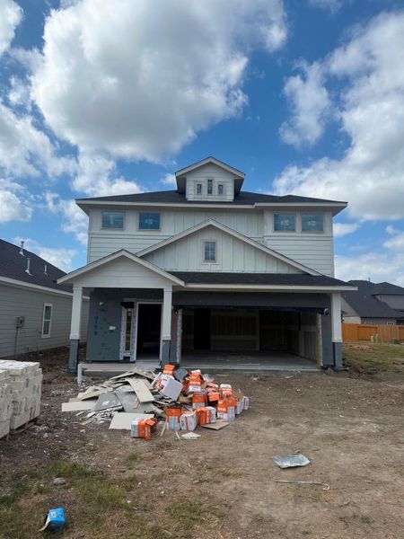 In-progress construction of a new home in Anderson Lakes, Houston, TX (Image 4). In-progress construction of a new home in Anderson Lakes, Houston, TX (Image 4).
