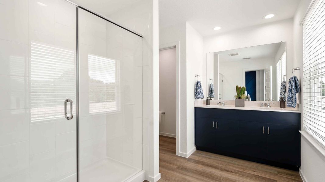 Furnished interior view inside a new home in Murphy Village, Missouri City (Image 13). Furnished interior view inside a new home in Murphy Village, Missouri City (Image 13).