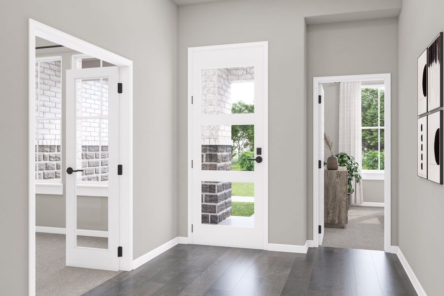 Representative unfurnished interior of a home built from the Rosedale by Tri Pointe Homes in Lariat, Liberty Hill (Image 22).