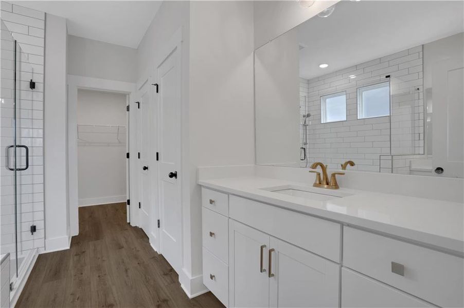Furnished interior view inside a new home in Twin Lakes, Hoschton (Image 3).