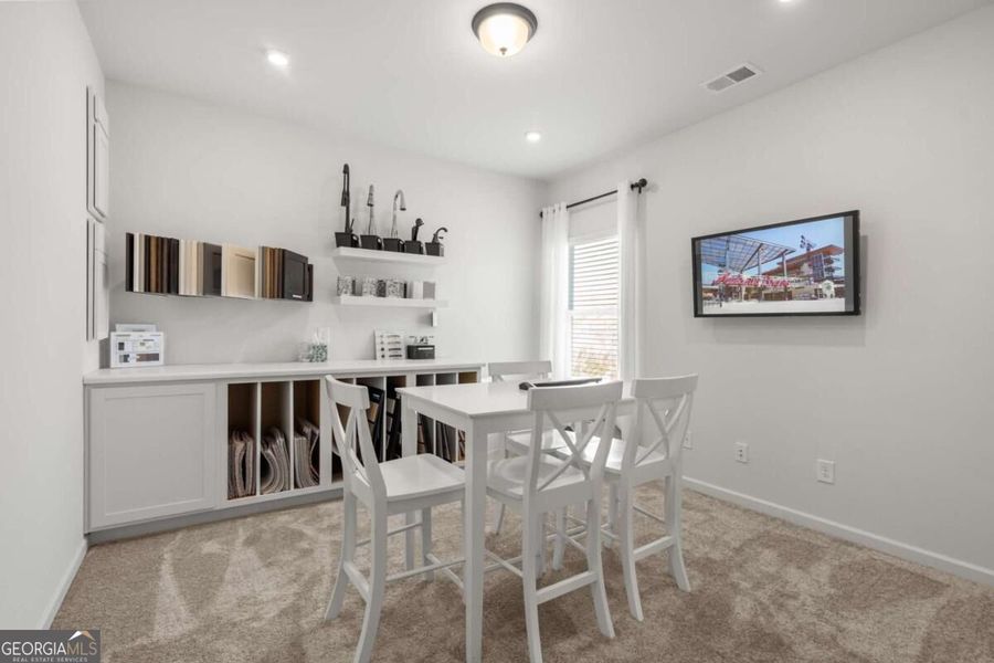 Furnished interior view inside a new home in Cobblestone Crossing Commons, Byron (Image 27).