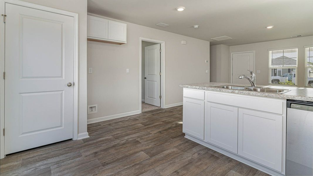 Representative furnished interior of a home built from the CURTIS by D.R. Horton in The Cottages at Blake Farm, Wilmington (Image 21). Representative furnished interior of a home built from the CURTIS by D.R. Horton in The Cottages at Blake Farm, Wilmington (Image 21).