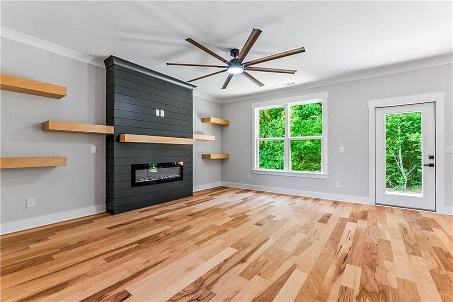 Spacious, unfurnished interior of a new home in , Hampton (Image 22).