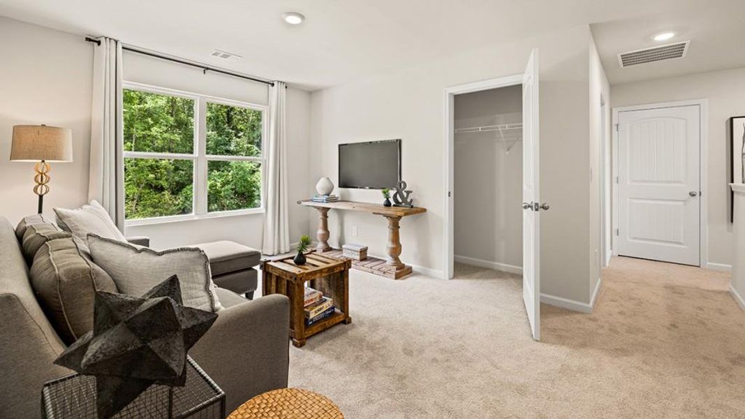 Furnished interior view inside a new home in Braselton Village, Braselton (Image 34). Furnished interior view inside a new home in Braselton Village, Braselton (Image 34).