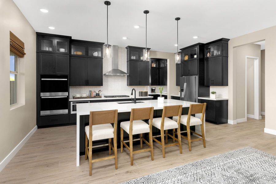 Representative furnished interior of a home built from the Mahogany by Mattamy Homes in Landmarke, Queen Creek (Image 9).