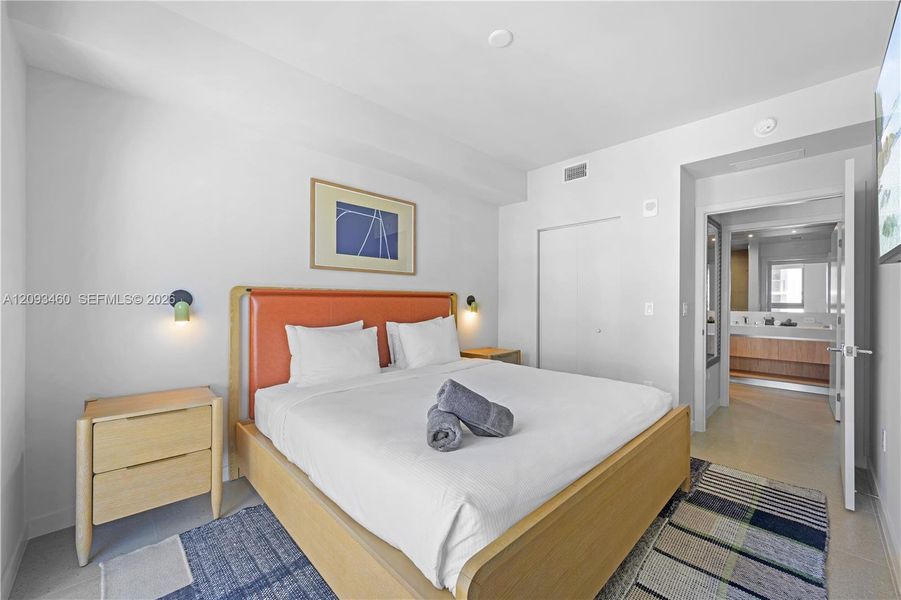 Furnished interior view inside a new home in , Miami (Image 7).