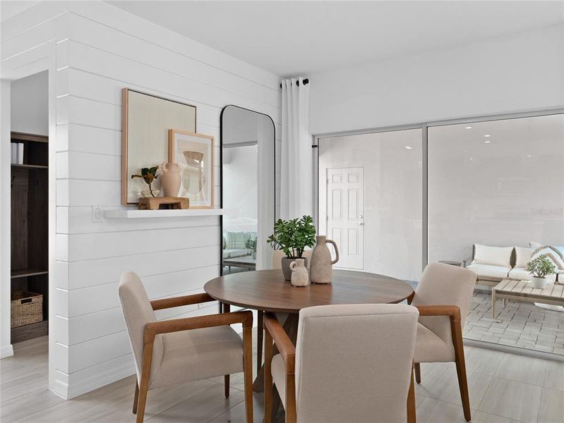 Furnished interior view inside a new home in EverBe, Orlando (Image 4).