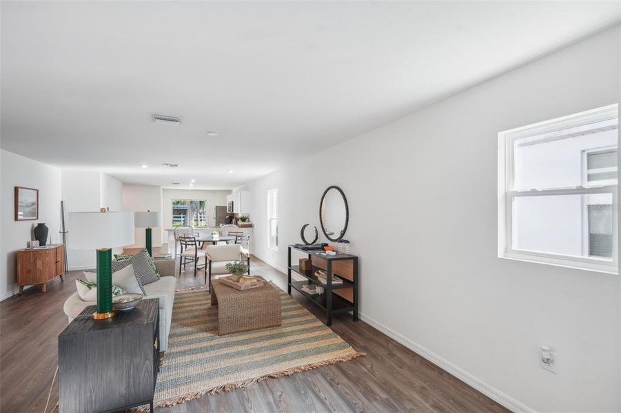 Furnished interior view inside a new home in Eagle Hammock, Eagle Lake (Image 6).