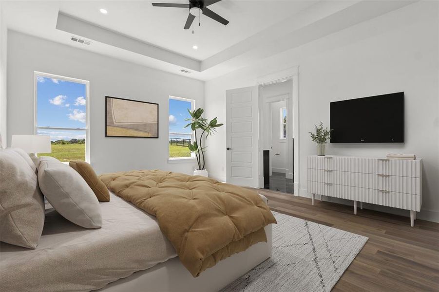 Furnished interior view inside a new home in , Greenville (Image 4).